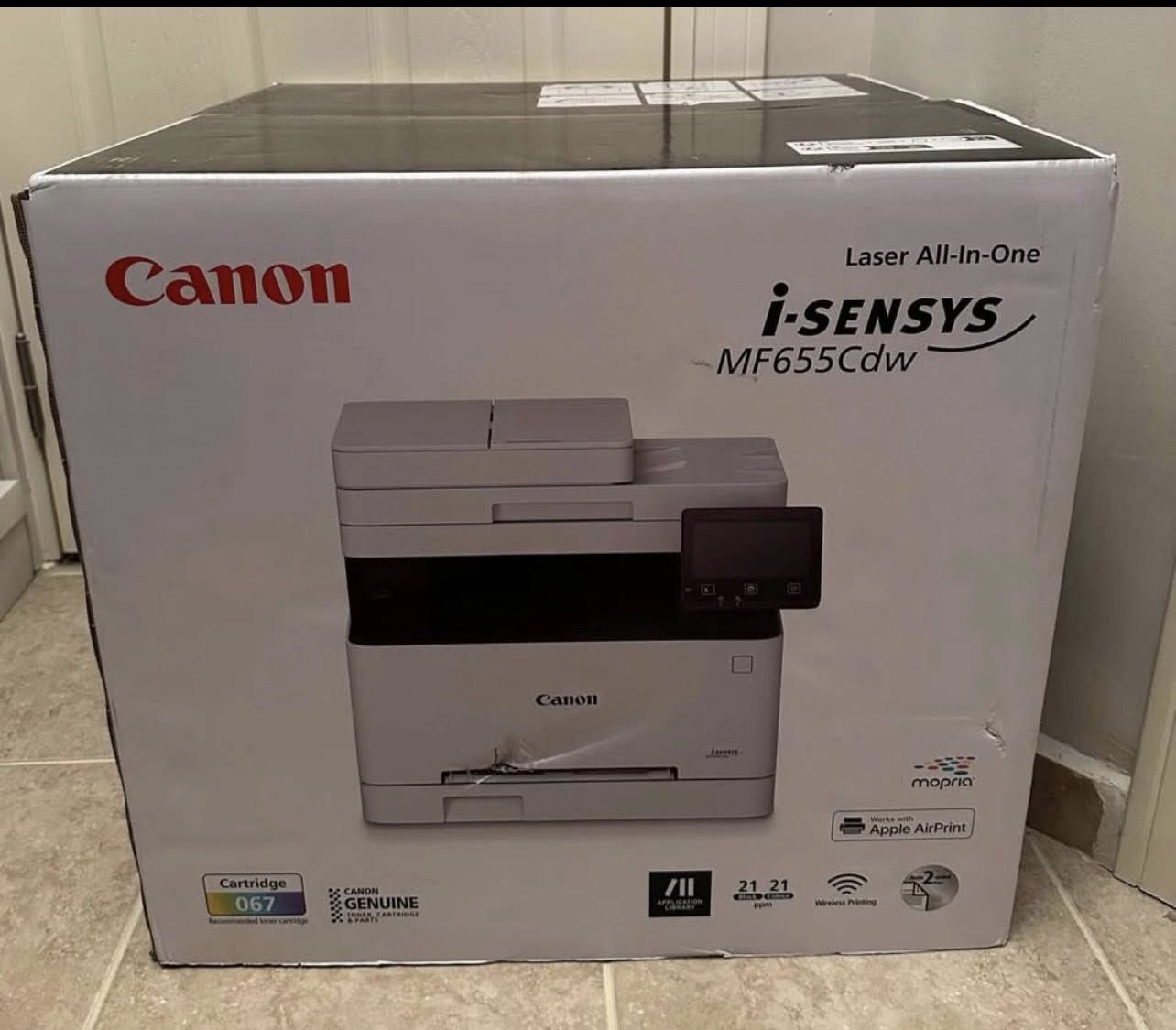 طابعة Canon i-SENSYS MF655Cdw – ليزر ملونة متعددة الوظائف
طابعة ليزر ملونة جديدة من كانون، متعددة المهام طباعة + نسخ + مسح ضوئي بدقة عالية.
تدعم الطباعة اللاسلكية وتعمل مع Apple AirPrint و Mopria، وسرعتها تصل إلى 21 صفحة بالدقيقة.
تستخدم خرطوشة Canon 067 الأصلية وتدعم الطباعة التلقائية على الوجهين.
مناسبة للمكاتب والعمل المنزلي بجودة طباعة ممتازة وشاشة لمس سهلة الاستخدام.

سعرها ٣٦٠ الف 
مستخدمة قليل بعدها بالكارتون


**إذا كنت صاحب هذا الإعلان وتريد حذفه لأي سبب، رجاءا أرسل رسالة إلى الدعم الفني**