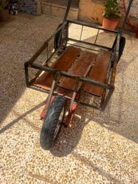 عربانة حديد • ماطور وتايرات جديده • تحمل ٦ اكياس