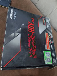 كومبو رايزن • بورد b450 • asrock b450m-hdv • معالج r5 3600 • رامات ddr...