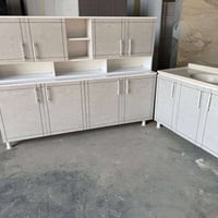 كاونتر خشب • مترين • ٣ قطع