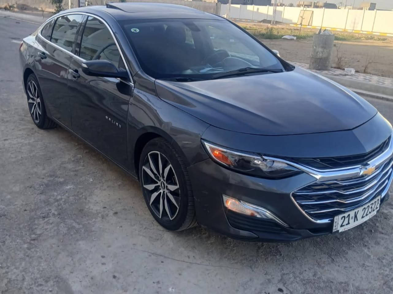 السلام عليكم
ماليبو 2018 فول واحد على واحد 
محرك 2000 تيربو 
حادث بنيد فقط 
سياره جديده ومانقصها شس 
مكان اربيل 
رقم سليمانيه تحويل او وكاله 
الاتصال ***********
