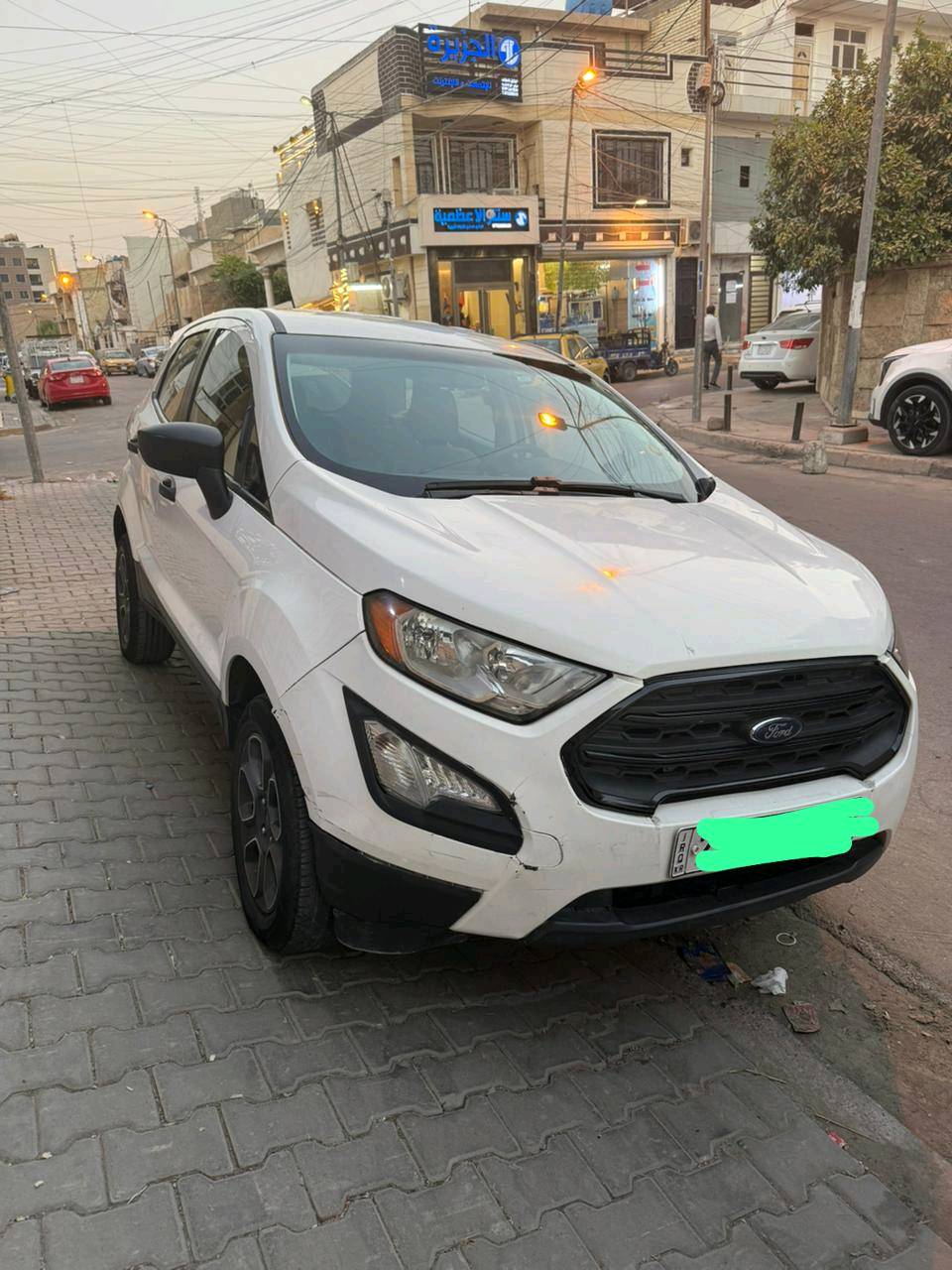 فورد ايكوسبورت 2021
فورد ايكو سبورت S 2021 وارد امريكي محرك 4 سلندر سعة 2.0L
اللون ابيض 
فحص و هزة كامل رقم السليمانية
المواصفات: دفع رباعي، كاميرة و حساس، تحديد سرعة، ومواصفات اخرى
ماشية فقط ٥٥٠٠٠ الاف كم
بيها 2 قطع صبغ
جاملغ امامي سائق، وبنيد
ايرباگات كاملة كلها سليمة

السعر ١١.٥٠٠$ مجال بسيط