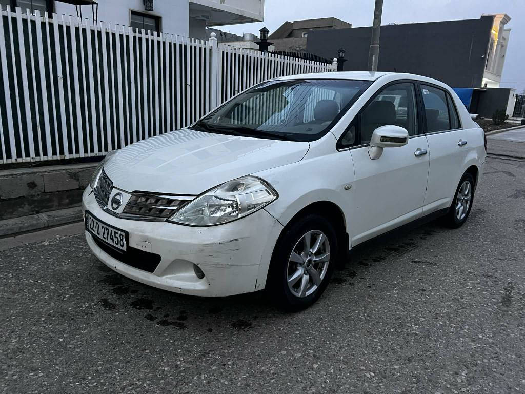 نیسان تیدا 2009 سندوق،سپی سەدەفی گێڕ و مەکینە بە شەرت، سەیارەکە بەناوی خۆمە بەناو کردن بەشەرت، تەبریدوو تەقەو ڕەقە بەشەرت، جەمپێکی پێشو پشتی هەیە کەمێک ژۆرێی گرتیە ، سێ پارچە سبوغە نرخ 87 و مەجالێکی کەم *********** أربيل, العراق
