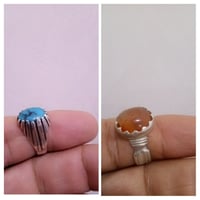 خاتمان قديمان من العقيق و الرضوي مكتوب محمد رباني  الاستفسار   مراسلة ...