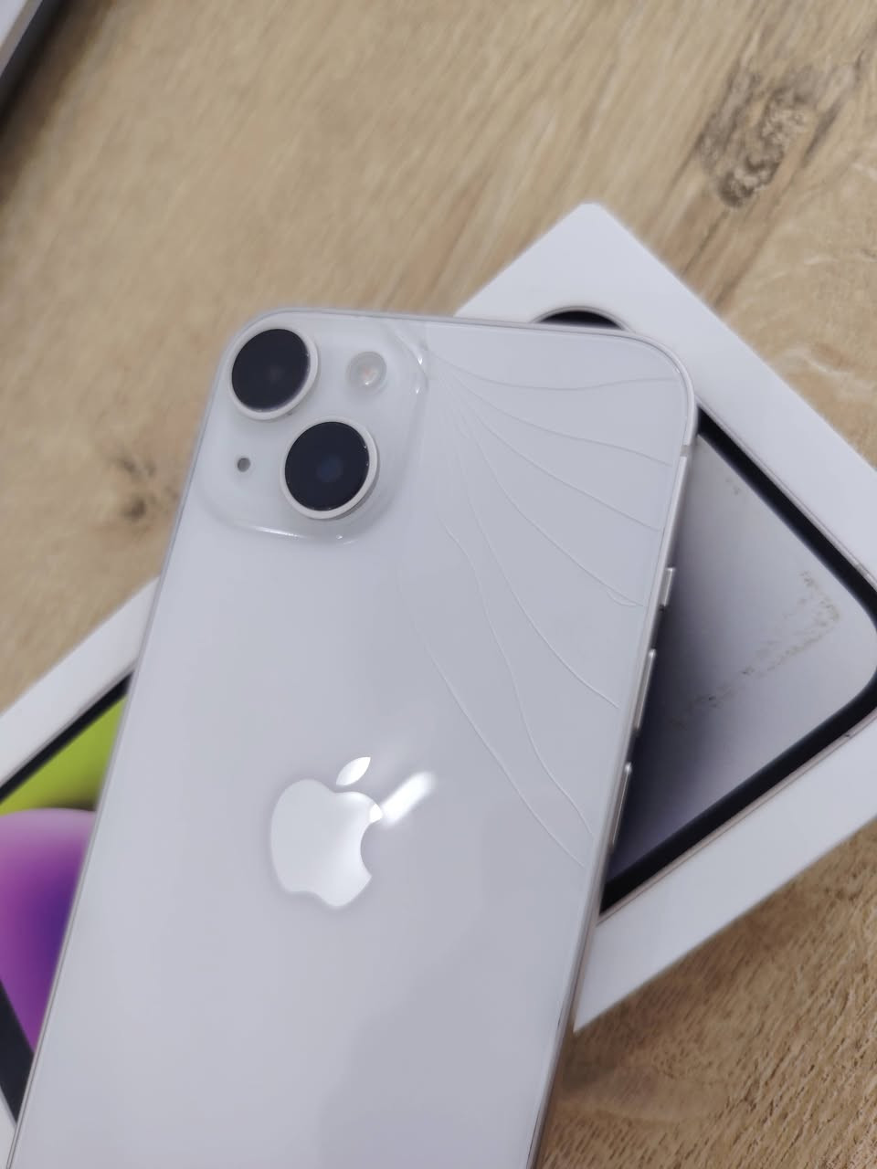 iPhone14
ايفون 14العادي كامرتين  لون(Starlight) لون بين الأبيض والذهبي الفاتح/الشمبانيا مكفول من الفتح والتبديل  ذاكرة 128GB بطارية 84 دبل سيم كارت( خطين) شرق اوسط
🔺 فقط بي فطر ومامأثر على الجهاز بالظهر كما موضح فقط لاغير ‼️

الجهاز حلو ونظيف واستعمال شخصي يجي وياه كارتونه الاصلي والكيبل الاصلي

السعر 550وبي مجال للشراي

للاستفسار مراسلة او الاتصال على الرقم ***********
متوفر واتساب

عنواني ناصرية مركز

