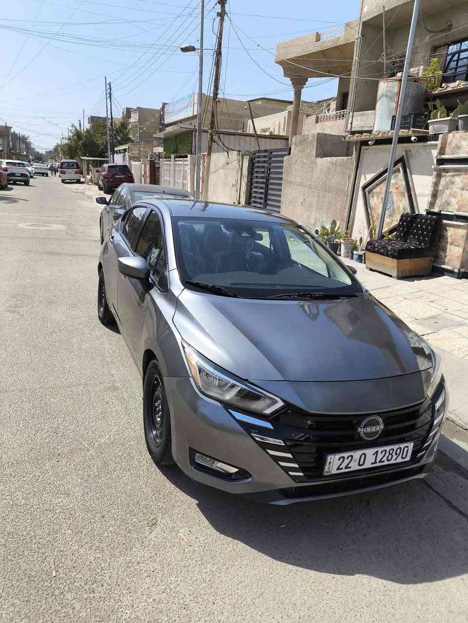 سلام عليكم
نيسان فيرسا 2023 وارد امريكي ضررها بسيط جدا بنيد فقط مصلح + نص البنيد صبغ 

السياره جاهزه ونضيفه تخم تاير جديد كهربائيات كلها شغاله تبريد خير من الله+منضومه زنون بلوجكتر وعالي ناصي 

مواصفات. 

وقوف ذاتي  

نقط عمياء 

شاشه كار بلي 

مثبت سرعه

رقم شمالي اربيل باسم المعرض شوكت ميعجبك حول 

العنوان. بغداد 

السعر. 130

بيهاا مجال بسيط
رقم الهاتف.***********
