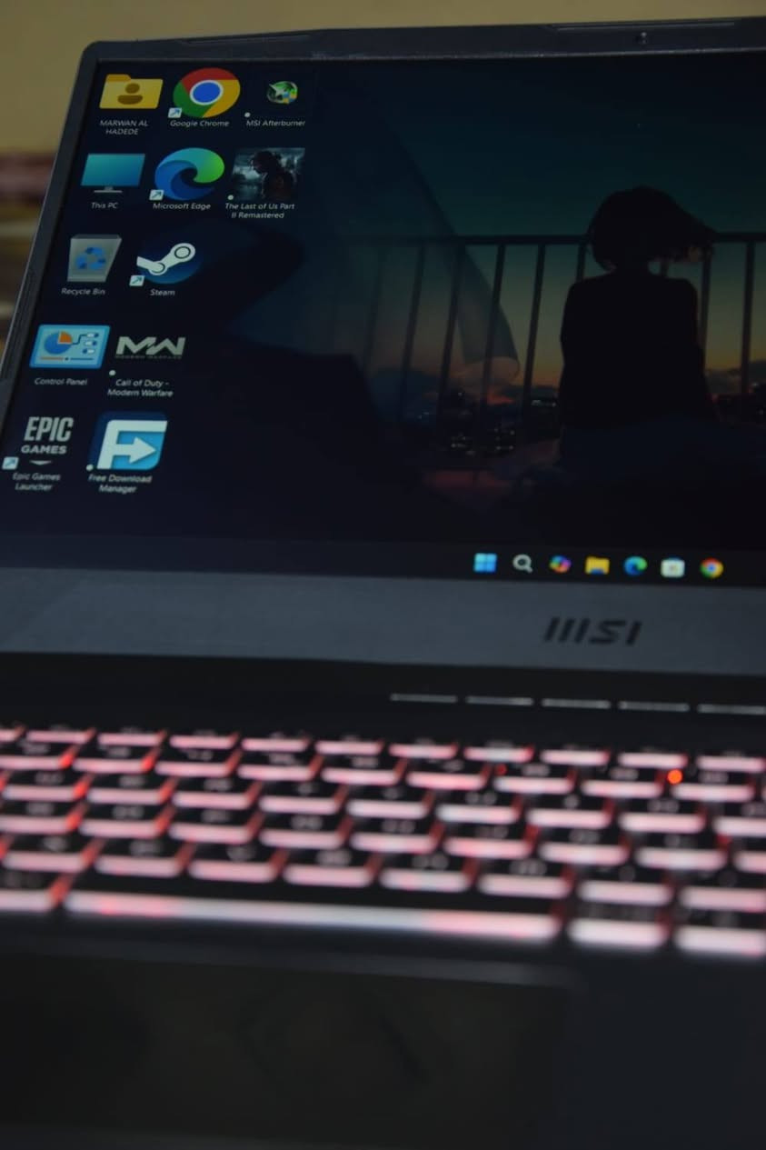 🔥 MSI Pulse GL66 للألعاب – أداء قوي وحالة ممتازة 🔥🔥 MSI Pulse GL66 للألعاب – أداء 
🔥 MSI Pulse GL66 للألعاب – أداء قوي وحالة ممتازة 🔥
💻 المعالج: Intel Core i7-11800H (جيل 11 – أداء عالي للألعاب والتصميم)
🧠 الذاكرة: 16GB RAM DDR4 – تشغيل سلس وتعدّد مهام بدون تهنيج
🎮 كرت الشاشة: NVIDIA RTX 3070 8GB GDDR6 – يشغّل أحدث الألعاب على أعلى الإعدادات + Ray Tracing
💾 التخزين: 512GB M.2 NVMe SSD – سرعة إقلاع وتشغيل ألعاب خرافية
🖥 الشاشة: 15.6 بوصة FHD بمعدل تحديث 144Hz – سلاسة عالية وبدون تقطيع
⌨ الكيبورد: RGB Gaming Keyboard – إضاءة جميلة وتحكّم ممتاز
❄ التبريد: نظام تبريد قوي من MSI – أداء ثابت حتى مع اللعب الطويل
✨ الحالة: نظيف 100% – استخدام شخصي خفيف
📦 الملحقات: الأغراض كاملة (شاحن + كرتون)
🎯 الاستخدام: ألعاب – تصميم – مونتاج – بث مباشر

واتساب: ***********
