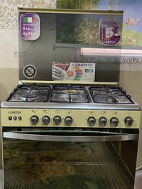 طباخ 5 عيون جديد  375 وبي مجال الفرن شغال اصلي 07824267323