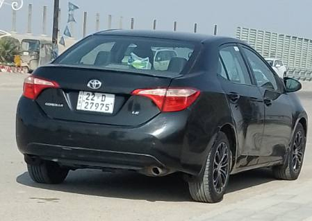 السلام عليكم كورلاا 2018 LE وارد امريكي حادثها جاملغ خلفي وبابين كلير بجم كبس السعر 125 وبيها مجال مكاني الشعب شارع الصحة هذا رقمي  ***********
