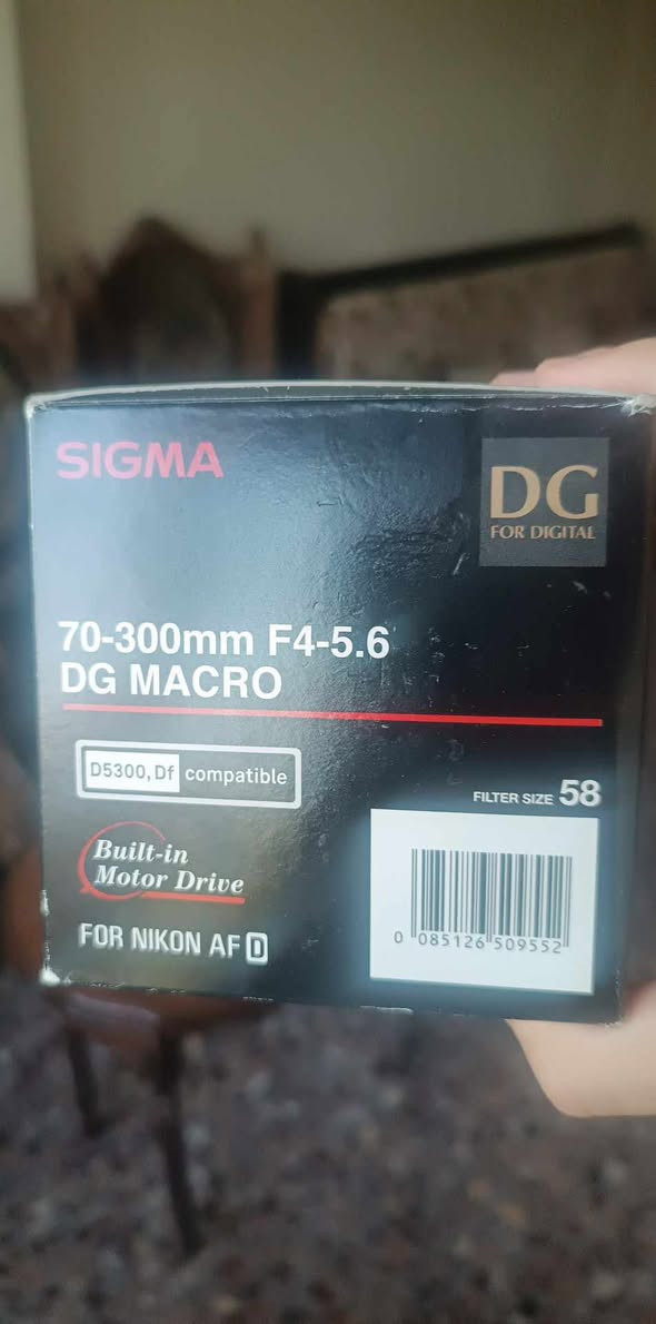 NIKON D3200
Lens 50mm f1.8
Lens 70-300 manual focus
550,000 IQD


**إذا كنت صاحب هذا الإعلان وتريد حذفه لأي سبب، رجاءا أرسل رسالة إلى الدعم الفني**