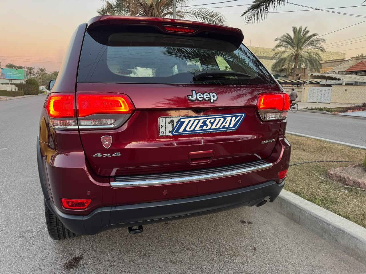 جيب لاريدو ٢٠١٩ خليجي وكالة ليث العبيدي بحالة جيدة جدا رقم بغداد انكليزي ، بدون صبغ بدون تصليح ، صيانة داخل الوكالة 
ماشية ٩٤ الف كيلومتر للاستفسار
السعر $26,000
***********
