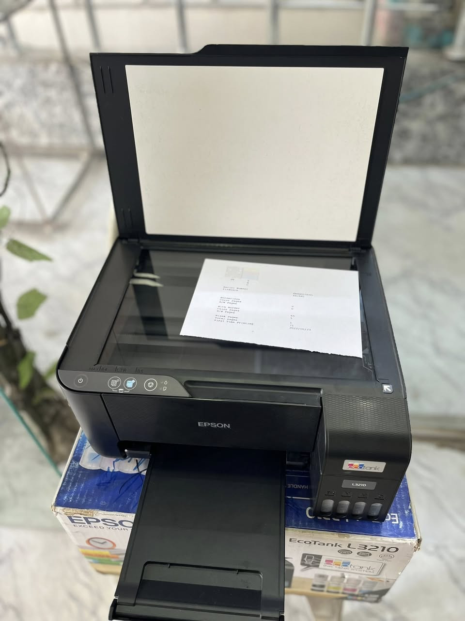 طابعه ايبسون موديل 3210 حقن خارجي اسكنر استنساخ ملون واسود وابيض الطابعه جديده لوك ساحبه 71ورقه بعدها جديده ملحقاتها كامله كيبل تشغيل وكتلوكات وقرص تعريفي الطابعه جديده كلش الطابعه سعرها 150 الف الشراي يتصل على الرقم    تحياتي ادمن ***********
