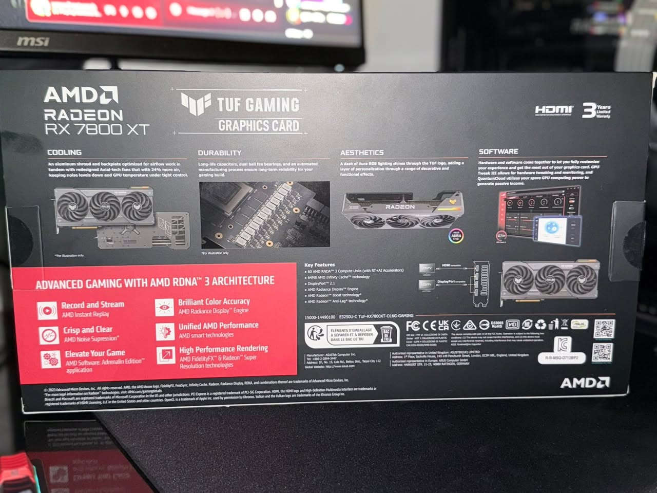 سلام عليكم كرت شاشة RX 7800xt 16GB OC ASUS TUF GAMING نضيف كلش حاله حال الجديد اكتب سعر اني ادخلك خاص ادمن ❤️


**إذا كنت صاحب هذا الإعلان وتريد حذفه لأي سبب، رجاءا أرسل رسالة إلى الدعم الفني**