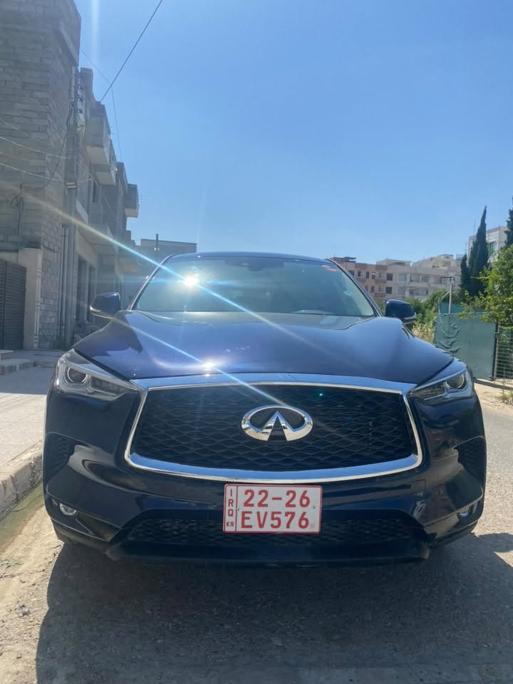 INFINITY QX50     2025
وصول حديث،  سيارة فخر شركة نيسان، Nissan Infiniti..Qx50..موديل 2025,  محرك ٤ سلندر Turbo ( محرك ألتيما SR), السيارة ماشية 16 الف ميل، AWD,مكفولة من الشواصي والدواخل وألأيرباكات،  كير & محرك بشرط ،صبغ فقط جملوغ امامي صفحة النفر، اربع ابواب بصمة، صندوق شفت، رادارات..السيارة موجودة فيها الكثير من المواصفات الاخرى..السيارة في دهوك، وتترقم شمالي مع مجال ٩٠ يوم للترقيم،السعر220$ مع مجال قليل، ***********
