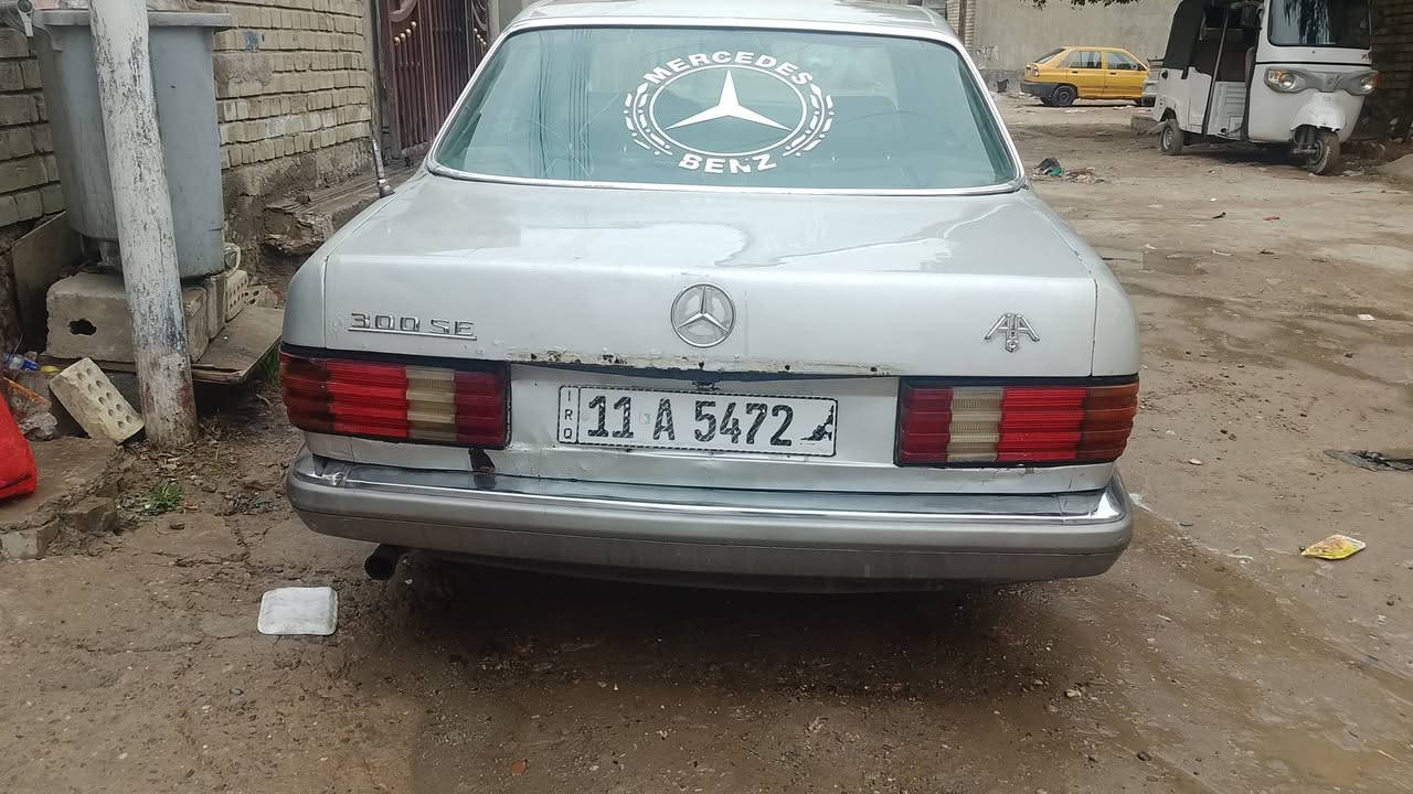 مرسيدس 300موديل85. رقم بغداد انكليزي مميز اربع ارقام محرك 2500 بي تبخير تخم تاير السعر 28 الإتصال ***********
