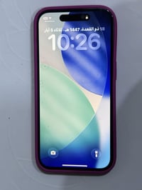 للبيع ايفون 14 برو فقط ذاكره 128 مبدل بطارية سعره 525 بي مجال كله شغال...