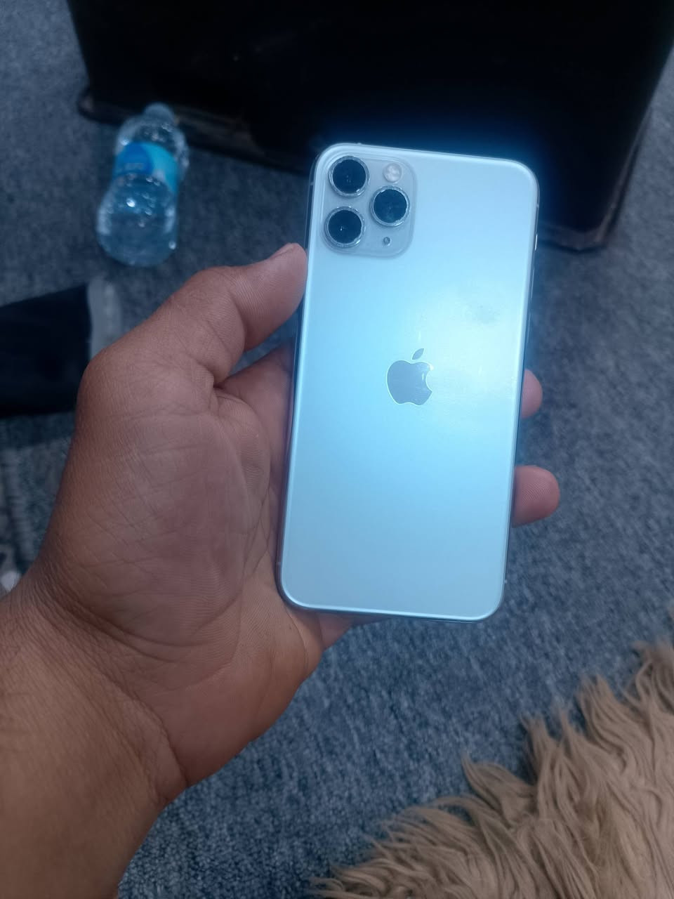 ايفون 11 برو عادي ذكر 64 بي ضربه بشاشه فقط  البطاريه 68 بلادي  مكاني بغداد  160 وبيع مجال ***********
