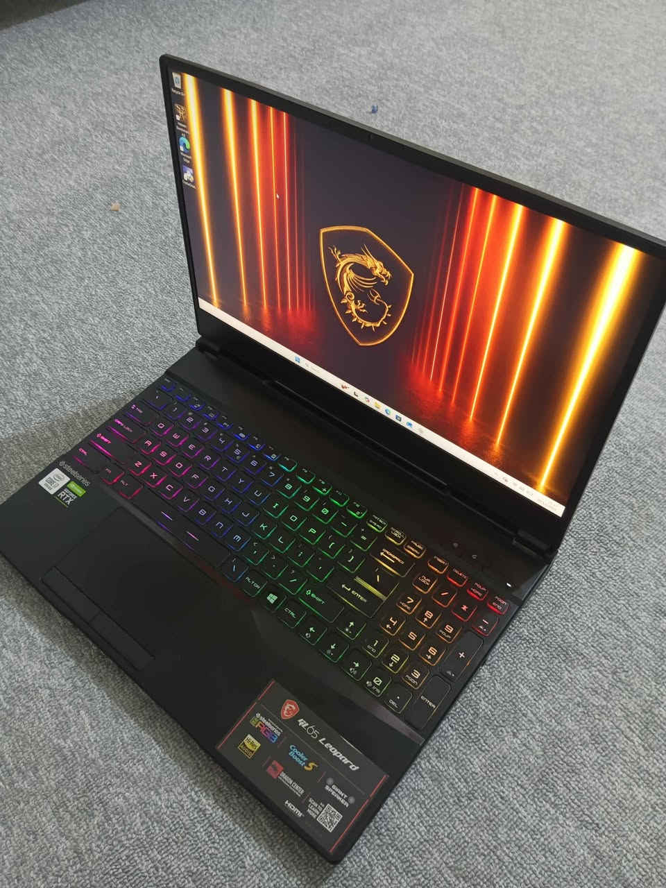 MSI GL 65
CPU: CORE I7 10750TH (6core😬)
GPU: RTX 2060 6G
RAM: 16 DDR4
SSD: 1.5TB SSD+ HHD😉
SCREEN: 15.6 144hz
🚕گەیاند بەردەستە بۆ هەموو کوردستان 
بۆ نرخ نامە بنێرن بۆ ئەم ژمارەیە 👇 

*********** حلبجة, السليمانية
