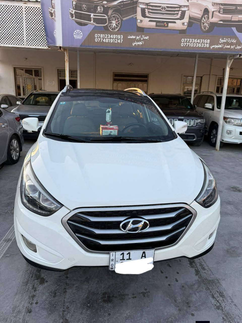 السلام عليكم.   للبيع توسان.او مراوس   موديل 2011
رقم بغداد.   مشروع وطني.     تحويل مباشر.   

خليجي.     فول مواصفات.  بنوروما .    
محرك.  4.      2400. دوش     كير.    
صدر.    تبريد تدفئه.     مكفول.   الك الفحص سونار جديد بيه 

بارد شبر.   بسيطه.  وسونار.  بالمنشور 

مكاني.  الفلوجه.  الكرمه.   
السعر.  132.  $. وبي مجال.   للطيبين. 
رقم هاتف.    ***********  📱
