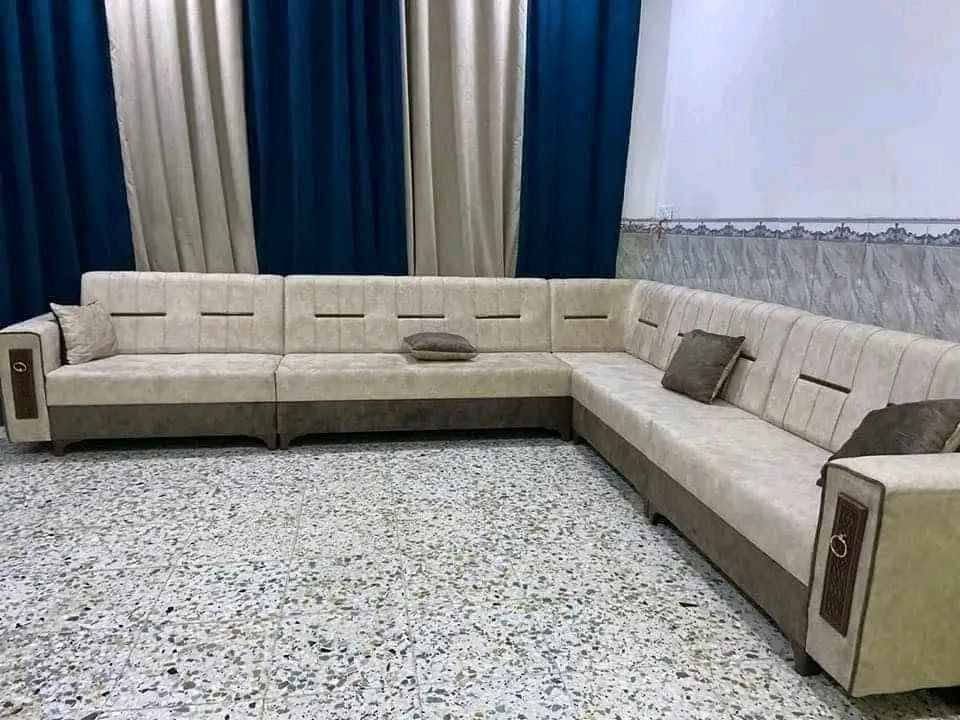 اي ديوان داخل المنشور 

الدقه والامان  كل هذا وبأنسب الاسعار 🥳🥳🥳
ديوان ستندر 10 مقاعد ب 300.مع كوشات عدد 4هديه
 شغل مضبوط مع ضمان سنه  
قماش قديفه جكور 
الهيكل چام روسي
الضهر  مضغوط
المقعد بلوك فقط 
رجل عظم عاج ورده ذهبي

المتر 65

#ديوان  10 مقاعد ب 300
............................................... 
#ديوان  9مقاعد  ب  280
.........................................
#ديوان   8 مقاعد ب  255
.........................................
#ديوان  7 مقاعد ب  230
.........................................
#ديوان  6 مقاعد ب  200
................................................ 
#ديوان 5مقاعد  ب185

قياس عرض المقعد 50صافي و 70لحد الحايط 

سعر المتر 65 بالنسبه للقياسات الخاصه
#سعر المتر 65الف للمتر الواحد

#اذا كان الطلب بلوك بلاويد للضهر والصفاح بدل المضغوط اضافه 100 الف 

#سعر كوشات الوحده 2500
#طبله ب 25 الف قياس 40/40

#التوصيل داخل بغداد مجاني 
اطراف بغداد 15 

توصيل محافضات   القريبه 25 

سماوه ناصريه عماره 35 

بصره مركز 75

مده التوصيل  بغداد   ثاني يوم محافظات  4ايام
لايباع اقل من 5امتار

قماش قديفه 
رجل عظم عاج 
الاضافات رجل نيكل 20
قماش كتان 25
وتر برو وخاولي 50 بغداد, العراق


**إذا كنت صاحب هذا الإعلان وتريد حذفه لأي سبب، رجاءا أرسل رسالة إلى الدعم الفني**