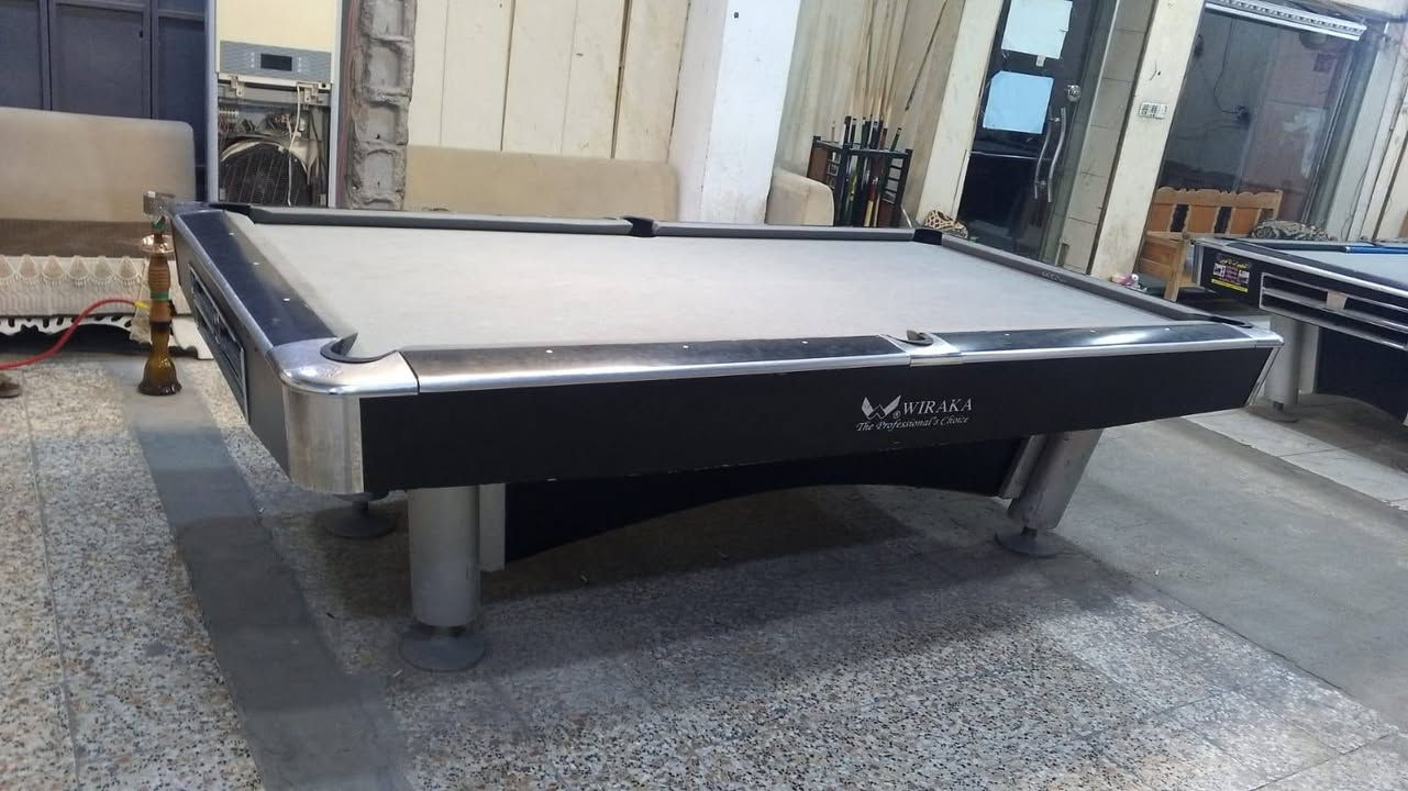 سلام عليكم 
بليارد ويركا جكات مستخدم نظافة ٨٠بلميه عدد 2
كاملات كرات وكيوبات سعرهم مطروحات 
مليون و٨٠٠ ثنينهم البصره ابو الخصيب الساحل 
          ●***********●
