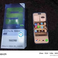 تكنو POVA Slim 5G • شاشة ١٤٤هرتز • مستخدم يومين