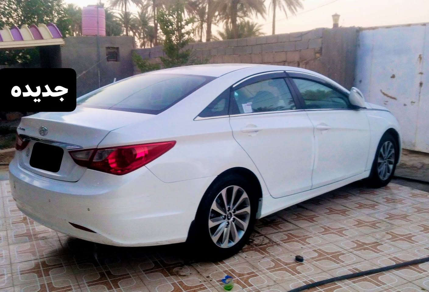 للبيع سوناتا 2012 خليجي مكفوله كفاله عامه 
رقم بغداد الجديد بسمي سنويه مجدده لل 2030 
محرك 2400 دوش مامفتوح 
فول مواصفات عدا البونراما 
مواصفات 
شاشه كامره تحكم جهتين اشاير بالمري مري شفط تبريد قطعتين داخل بيجي السياره جديده مكينه كير حداديه جدد تخم تاير جديد تبريد ثلج السعر 133 وبيه مجال 
للاتصال 
***********
***********
المكان بابل الحله
