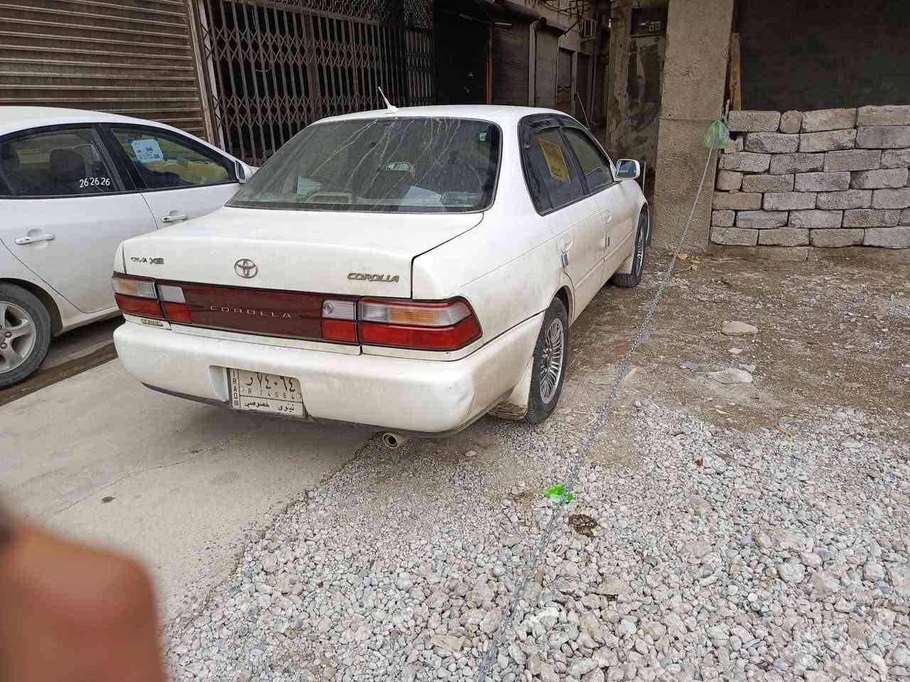 سلام عليكم للبيع سياره كورلا موديل 94رقم نينوى الماني محرك كيرشرط تبريدنقص كمبريسربيه صبغ تقريبا 3قطع بدون دواخل تأيرات جددباتري جديد كابون بانزين بيه سعره 50تفاصيل اكثر على الخاص
