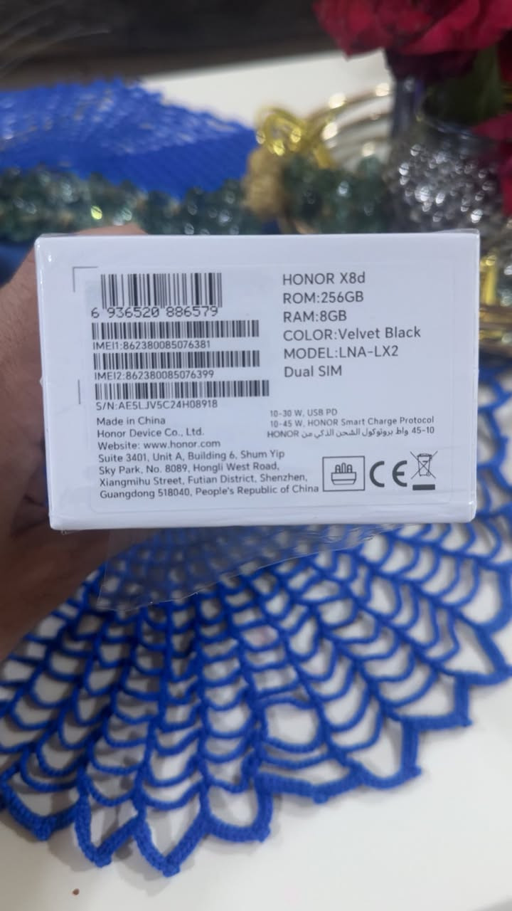 هونر X8d فقط مفتوح من كارتون السعر 290 الف


**إذا كنت صاحب هذا الإعلان وتريد حذفه لأي سبب، رجاءا أرسل رسالة إلى الدعم الفني**