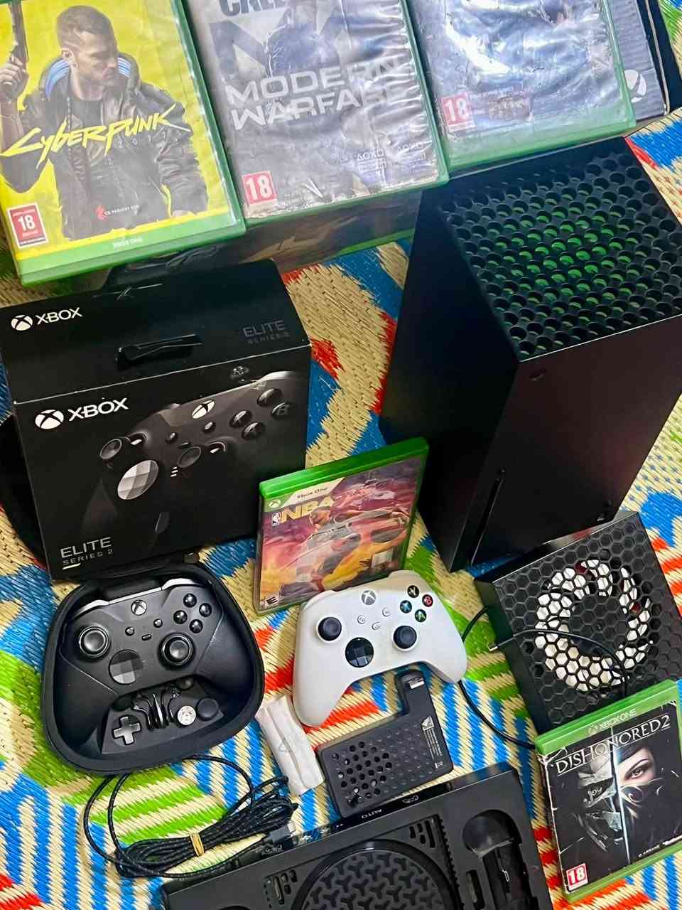 ‏سلام لام عليكم شباب جهاز ‏Xbox seriesx إكس      جميع ملحقات كاملة مع 5اقراص مع لعبة مملوكة رزنت ايفل عل حساب مع يد حترافية مع فان ستان تبريد جهاز بدلت سيدي داخل بيت اللة يشهد عل كلامي ولالعب بي ولا كيم بس ابني جهاز اذ مبدل بي اي شي عد سيدي تاخذ بلاش ودي اي مصلح مكاني مدينة الصدر سعر 740
2022. *********** ￼
