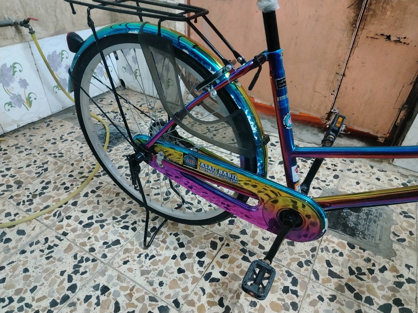 بايسكل سبع الوان جديد ماصاله سبوع من مشتري انا اول مستخدم يشاهد الله ب 150 وبي مجال الشراي يدخلي خاص 