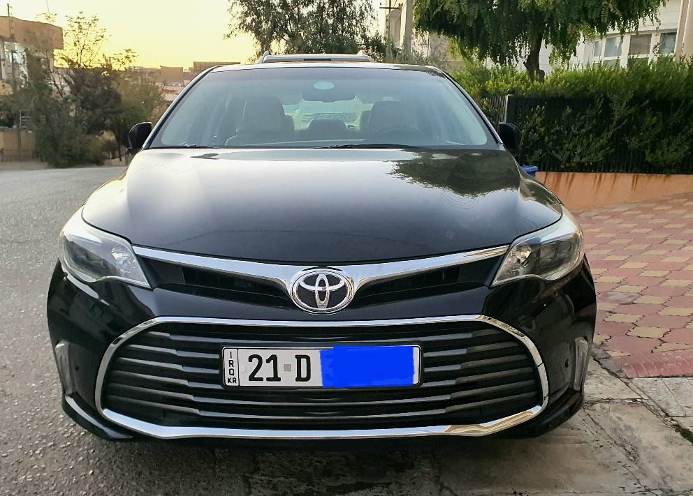 تويوتا أفلون ٢٠١٦ لمتيد
فول مواصفات
خليجي
٩٨٠٠٠كم 
بێ بۆیاخ بێ سارد
كلين بدون صبخ بدون بارد كلش نظيف
مكانها السليمانية 
***********
سعر ٢٥٨٠٠دولار مجال السليمانية, العراق
