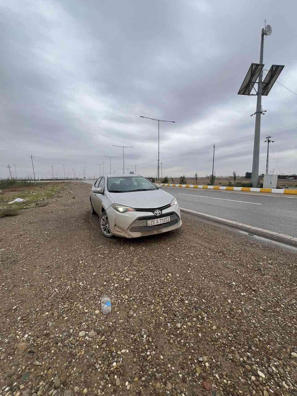 سلام عليكم
يوجد كورلاه 2018 رقم اربيل بسمي السياره تحويل ثاني يوم 
بيه قطعتين بس جمراقات الخلفيه بيه بس 
سعرها 130بيه مجال مكان السياره صلاح الدين 
هذه رقم ابو السياره ‭٠٧٧٢ ٩٣١ ٩٣٣٦‬
