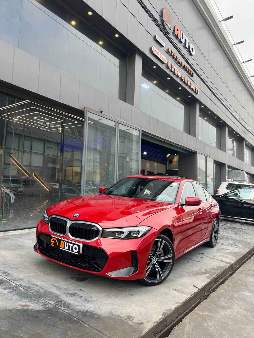 BMW 330i 2024 
سەیارەکە تەنها بۆنیتی بۆیاغە ژورێ هیچ هیچی نیە نوقتەشی نیە ١٨ هەزار رۆیە بەناوی خۆمە  مواسەفات فولە پێشو پشت کرایتە ئێم ناو قەیسی 
***********
*********** أربيل, العراق
