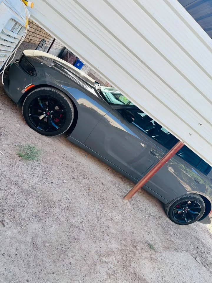 للبيع | دودج تشارجر Blacktop 2019
* المحرك: 3.6L V6
* الموديل: 2019
* الممشى: 135,000 ميل
* المكينة والگير كفالة
* اللون: أسمنتي فاتح (قريب للسموك)
* رقم اللوحة: بغداد، باسمي، مداورة ثاني يوم
* الموقع: ذي قار

المواصفات:
✅ ويلات 20 إنج بلادي
✅ تخم تايرات جديد
✅ كشنات جلد
✅ ذاكرة للكشنات
✅ ذاكرة للمقود
✅ تدفئة وتهوية للكشنات والمقود
✅ نظام النقاط العمياء (Blind Spot)
✅ حساسات خلفية
✅ شاشة كبيرة
✅ كاميرا خلفية
✅ بصمة أبواب
✅ تبريد خلفي
✅ السيارة جاهزة ولا تحتاج أي مصروف.

الحادث في أمريكا:

* الأثر عبارة عن شخوط ودحجات في بابي جهة العبري، ولم يتم تصليحها، ما مبينه بشكل قوي تكدر تشوفها شوف العين. بدون إيرباك وبدون أي ضرر هيكلي.
* داخل العراق تعرضت لضربة في البنيد وتم صبغه فقط، بدون دواخل، بدون فتح، وبدون إيرباك.

السيارة نظيفة، والفحص خير دليل، والمعاينة خير برهان.
للاستفسار أو المعاينة يرجى التواصل على الخاص واتساب أو الاتصال.

***********

السعر 215 قابل للتفاوض.
