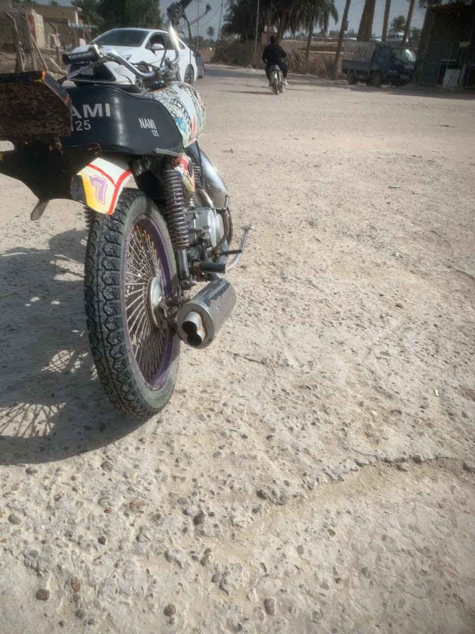 سلام عليكم دراجه اربعه كير كلك ادراجه مكفوله من السرقه اوراقه ضايعه  الدراجه جديد كلاجات جدد زوج تاير جديد الدرجه نضيفه السعر 220 بيه مجال رقمي *********** بي وتساب
