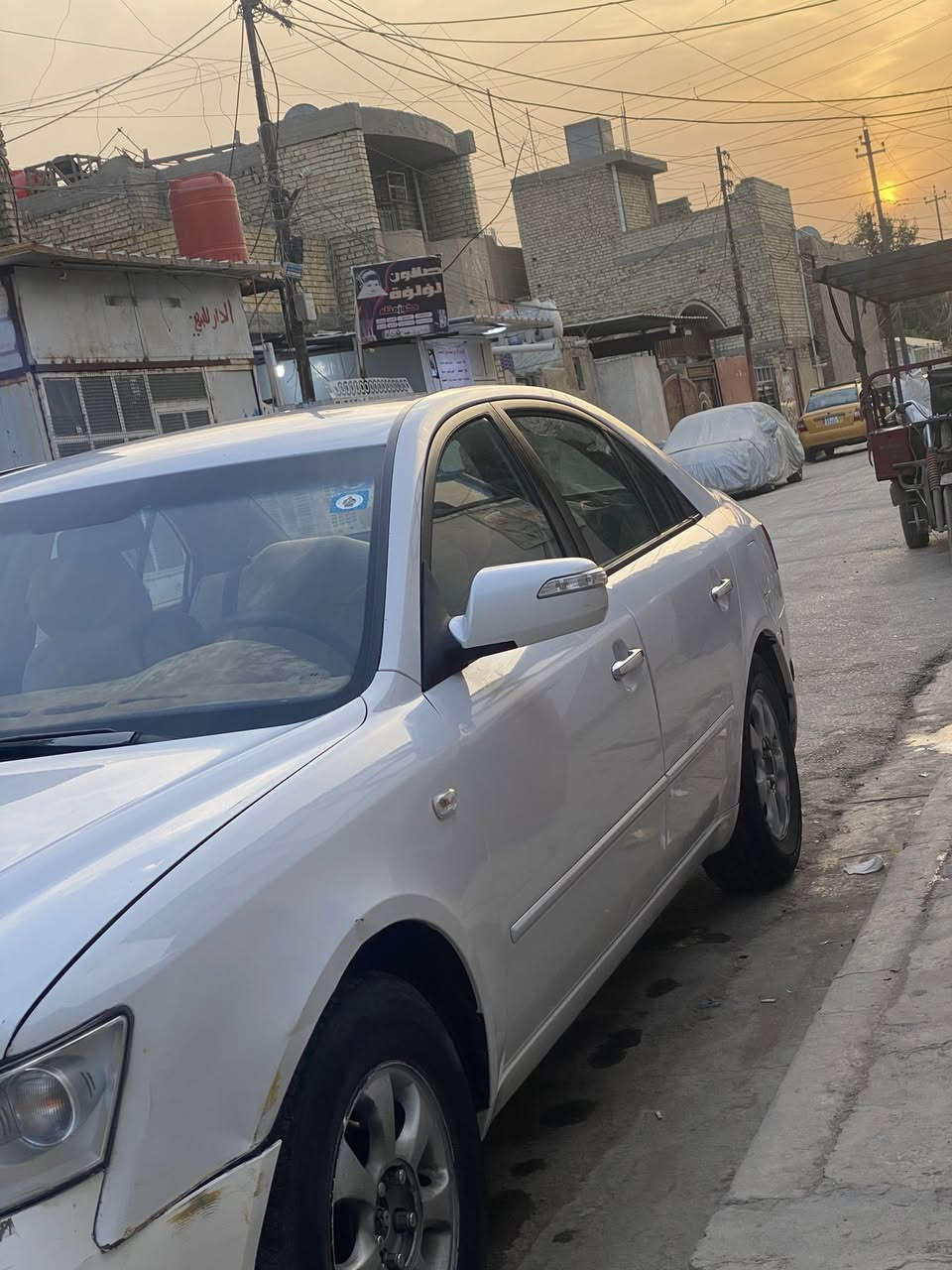 سلام عليكم سيارة سوناتة موديل2008سيارة حلوة ونضيفة كير محرك صدر خير من الله تبريد ثلج وارد كوري مكينة 2000سيارة غاز بانزين سيارة بيهة صبغ قطع ابيع حزام مكان سيارة بغداد البلديات سعر90رقم الهاتف ***********سيارة رقم كركوك بسمي تحويل وين متريد
