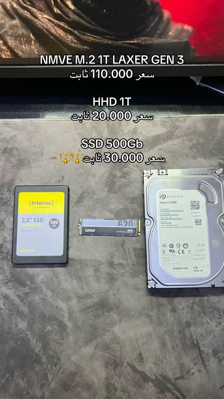 سلام عليكم قطع للبيع اسعار ثابت رجاء شباب بس شراي خاص🤍
CPU: I5 14600K INTEL 
سعر 250.000 ثابت
CPU: I5 13400F
سعر 150.000 ثابت
GPU: RTX 4070 GIGABYTE 3 FAN 12GB OC 
سعر 750.000 ثابت
GPU: RTX 5060 Ti GALAX WHITE EDITION 8GB 2FAN DUAL 
سعر 550.000 ثابت
MOTHERBOARD: B760 M-R ASUS PRIME DDR 4
سعر 120.000
POWER SUPPLY: 750W SEGOTEP 80 PLUS GOLD FULL MODELR
سعر 75.000 ثابت
POWER SUPPLY: 750W DEEPCOOL 80PLUS BRONZE 
سعر 65.000 ثابت
POWER SUPPLY: 650 W THERMALRIGHT 80PLUS BRONZE 
سعر 40.000 ثابت 
RAM: 2*16 32GB T.FORCE 7000HZ CL 34 DDR5
سعر 475.000 ثابت
NMVE M.2 1T LAXER GEN 3 
سعر 110.000 ثابت
HHD 1T
سعر 20.000 ثابت
SSD 500Gb
سعر 30.000 ثابت
WATER COOLER 240MM WHITE 
سعر 40.000 ثابت
MONITOR MSI
2K-IPS-165HZ-27Inc-1ms
سعر 225.000 ثابت
UPS ONLINE 1KV
سعر 140.000 ثابت


**إذا كنت صاحب هذا الإعلان وتريد حذفه لأي سبب، رجاءا أرسل رسالة إلى الدعم الفني**