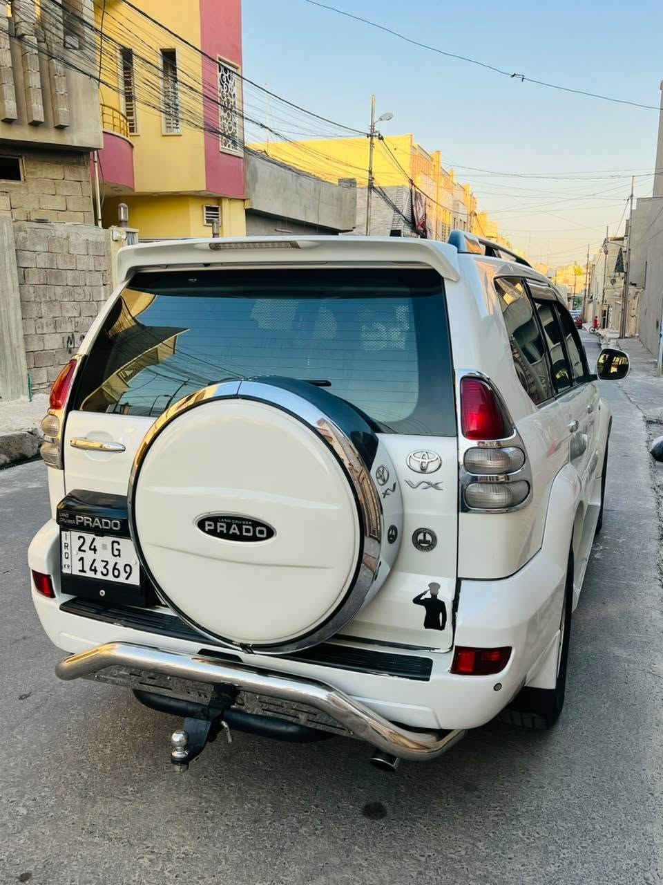 السلام عليكم
برادو للبيع موديل2005
مكينه مفتوحه وشرط مكينه وكير
بيها صبغ بنيد جماليه بدون ضرر
منظومه غاز حداديه شرط
كشنات جلد كهرب ثلاث قطع تبريد
 فتحه بالسقف سته سلندرV6
مكان سياره موصل *********** بي واتساب
