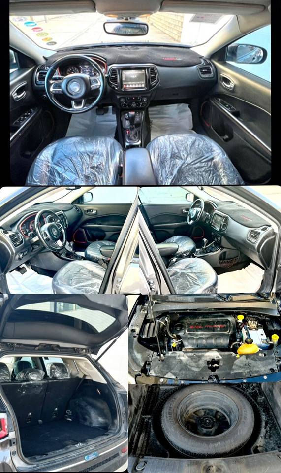 ژمارە موبایل .📞 ***********
جێیب کۆمپاس 2018 مەکینە چوارپستۆن 2.4مەرغوب فول مواسەفات TRAiL HAWK بیلاد سەقفو شانە ڕەش 78هەزارهەقیقی ڕۆیشتوە ڕەقەمو سەنەوی نوێیە بەناوی خۆمە مواسەفات بەسمەو شەغال شاشە گەورەو کامێرا دەبڵ گێڕ تۆماتیکو عادیە تەبرید لەمسو مەرکەزی کوشن جڵدو هیتەر سوکان هیتەرو ڤۆلێۆم دوو دەرگا بەسمە تعدید سرعە بلوتوس دژەخلیسکو ABS سێمۆدی لێخوڕین دەبڵ ئەکسل ناوبەفرو سپۆرت زۆر مواسەفاتی تر . هەر 4تایەی تازەیە سپێری بیلادی .سێ پارچەو پەڵەیەک کلێرە بێناوگرتن پشتو پێشی کەپسە گێڕو مەکینە تەبریدکارەبای هەموی بەشەرت نرخی 116 مەجالێکی کەم . رانية, السليمانية
