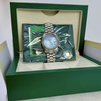 رولكس داي ديت ماستر كوالتي (كوبي) ملبوسه قليل ونظافه 98‎%‎ سير كامل مع...