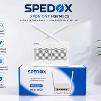 🚀 جهاز ONT SPEDOX HS8145C5  🔵 الحل المثالي للمشروع الوطني وشبكات الأبر...