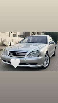 للبيع مارسيدس غواصه  موديل 2001 S55amg ماشيه 204الف كيلو حقيقي رقم بغد...