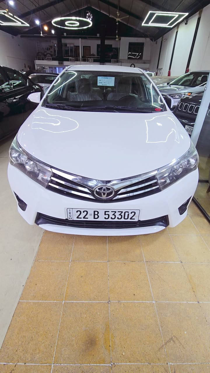 كورلا موديل 2015 سياره حزام صبغ بدون اي دواخل 
***********
