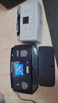 طابعتين HP • طابعات صور • تنظيف الكاترج