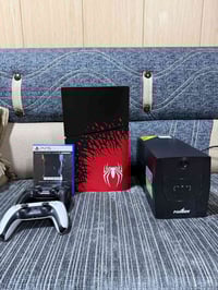 بلي 5 سلم مستخدم قليل نضيف كلش يجي وياه كفر سبايدرمان و كفره الأصلي ال...