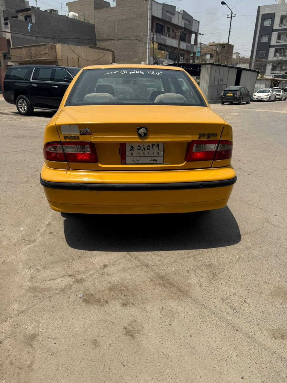 السلام عليكم  للبيع سياره سمند رقم بغداد صفره موديل ٢٠١٧ سياره بلاديه بيه نواقص بسيطه كير محرك جدد للإستفسار اتصال ***********
