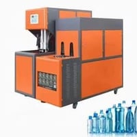 للبيع: ماكينة نفخ زجاجات PET (مياه وعصائر) 🚀💧 ​النوع: نصف أوتوماتيك ⚙️...