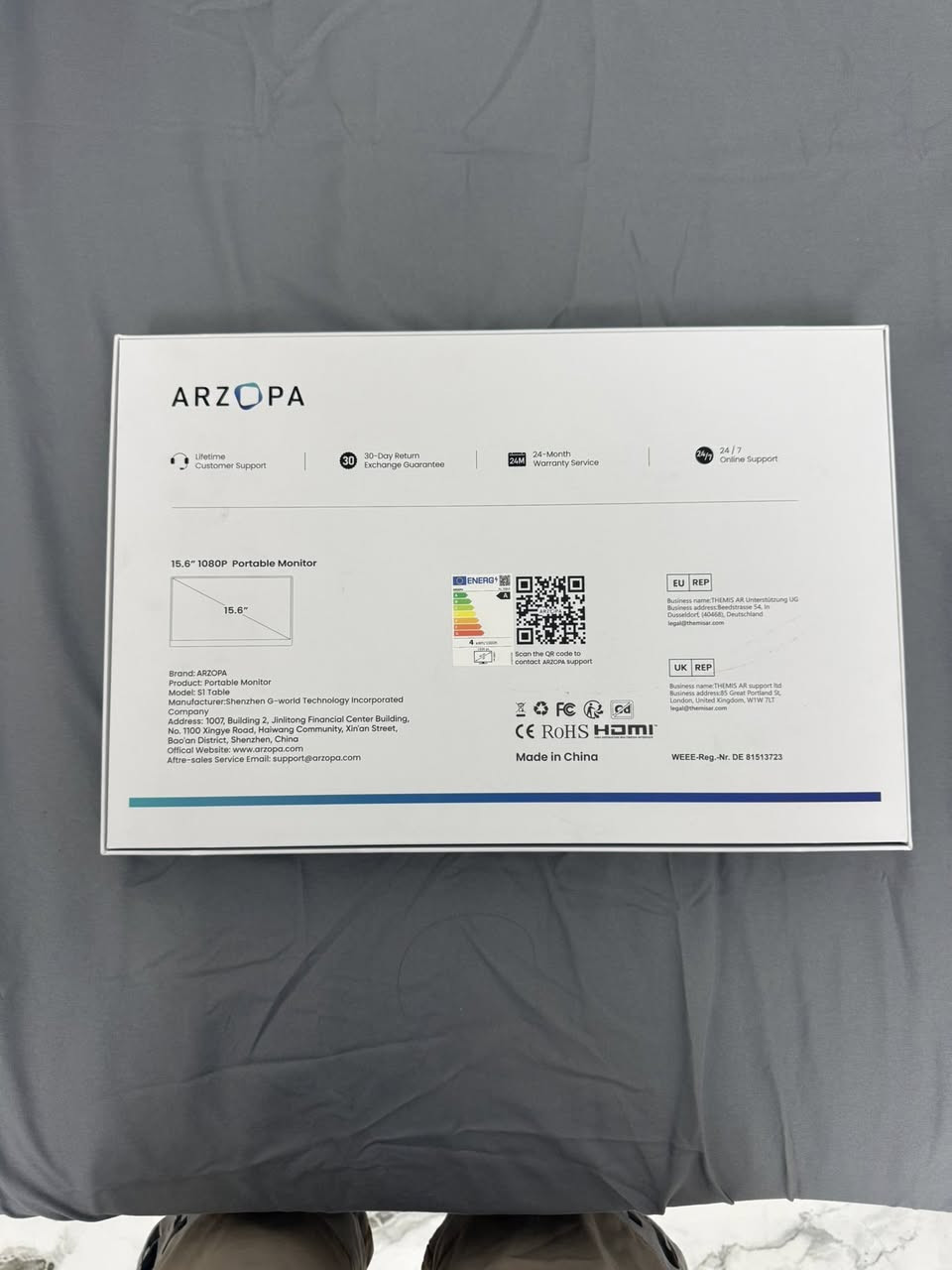 مساء الخير
شاشة Arzopa 15.6 S1

Full hd

1080p

60hz

الشاشة استخدام شخصي فترة اقل من اسبوعين الجديدة بحدود ال150-155 الف

رايدها ب120 الف وبيها مجال 

مكاني الاعظمية فرع مركز شرطة الاعظمية

***********
