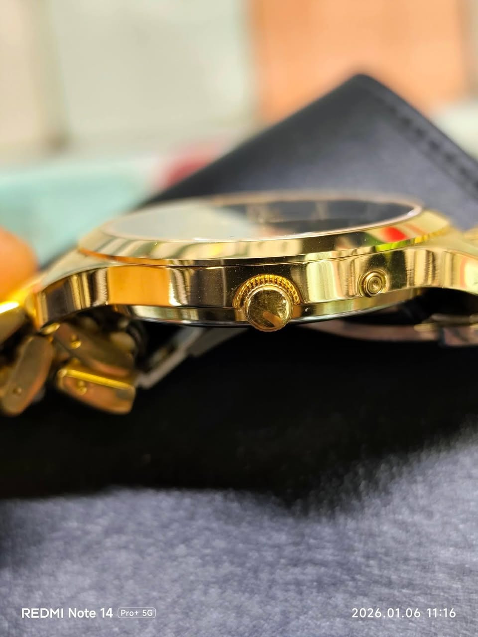 بسم اللە ماشاءاللە
ساعة(ستیزن) کوارتز 

شمسی قمري

نافذة للعرض التاريخ وایام الاسبوع والشهر

نسبة النظافة جدید مامستعمل

قطر 40ملم 

السعر 95 الف

مکان/السلیمانیە

یوجد توصیل.


**إذا كنت صاحب هذا الإعلان وتريد حذفه لأي سبب، رجاءا أرسل رسالة إلى الدعم الفني**